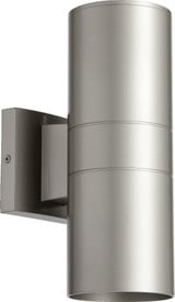 Cylinder 2 Light Outdoor Wall Lantern 11.5 Inch Tall by Quorum - 720-2