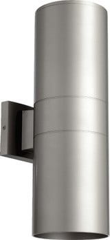 Cylinder 2 Light Outdoor Wall Lantern 17.25 Inch Tall by Quorum - 721-2