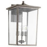 Riverside 3 Light Outdoor Wall Lantern 22 Inch Tall by Quorum - 722-13