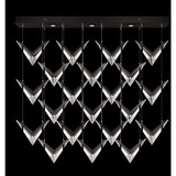 Blade 45 LED Rectangular Pendant 27.5 Inch Tall X 62 Inch Wide by Fine Art - 100054