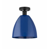 Plymouth Dome 1 Light 9 Inch Wide Steel Semi Flush Mount by Innovations - 616-1F-PLYM-9