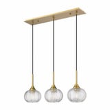 Berkshire 3 Light Cord Hung Island 28 Inch Wide by Innovations - 323-3I-G323-7