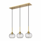 Berkshire 3 Light Cord Hung Island 28 Inch Wide by Innovations - 323-3I-G323-7