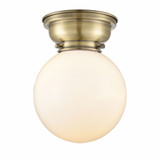 Beacon 1 Light 8 Inch Wide Flush Mount by Innovations - 623-1F-G20-8