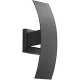Curvo 16W 2 LED Light Outdoor Wall Lantern by Quorum - 9721