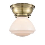 Olean 1 Light 6.75 Inch Wide Flush Mount by Innovations - 623-1F-G32