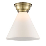 Cone 1 Light 12 Inch Wide Flush Mount by Innovations - 623-1F-G4L-L