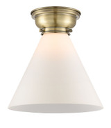 Cone 1 Light 12 Inch Wide Flush Mount by Innovations - 623-1F-G4L-L