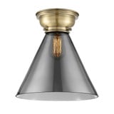 Cone 1 Light 12 Inch Wide Cone Flush Mount by Innovations - 623-1F-G4L