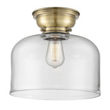 Bell 1 Light 12 Inch Wide Flush Mount by Innovations - 623-1F-G7L-L