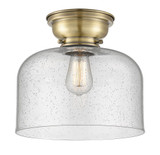 Bell 1 Light 12 Inch Wide Flush Mount by Innovations - 623-1F-G7L-L