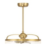Lyria 36W 1 LED Fan D'Lier 10 Inches Tall and 24 Inches Wide by Savoy House - 24-FD-845