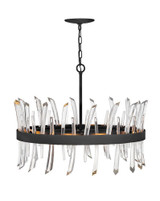 Revel 8 Light Large Chandelier by Fredrick Ramond - FR30904