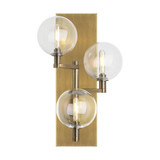 Sean Lavin 3 Light Wall Sconce 17.5 Inch Tall by Visual Comfort Modern - 700WSGMBT