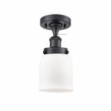 Bell 1 Light 11 Inch Length Semi Flush Mount by Innovations - 916-1C-G5