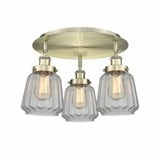 Chatham 3 Light 18.25 Inch Wide Flush Mount by Innovations - 916-3C-G14