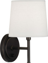 Bandit 1 Light Wall Light by Robert Abbey - 349