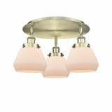 Fulton 3 Light 18.25 Inch Wide Flush Mount by Innovations - 916-3C-G17
