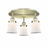 Canton 3 Light 17 Inch Wide Flush Mount by Innovations - 916-3C-G18S