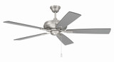 Eos 5 Blade Ceiling Fan 14.25 Inches Tall and 52 Inches Wide by Craftmade - ECF52