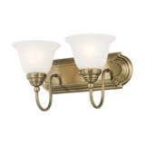 Belmont 2 Light Vanity Light by Livex - 1002