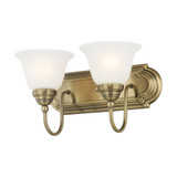 Belmont 2 Light Vanity Light by Livex - 1002