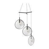 Cantina 3 LED Large Pendant 19.25 Inch Tall and 36 Inch Wide by Sonneman - 2995-LRG