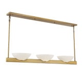 Fallon 3 Up Light Linear Chandelier by Savoy House - 1-1614-3
