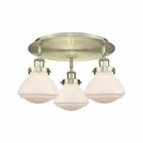 Olean 3 Light 18.25 Inch Wide Flush Mount by Innovations - 916-3C-G32