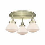 Olean 3 Light 18.25 Inch Wide Flush Mount by Innovations - 916-3C-G32