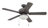 All-Weather Ceiling Fan With Light Kit Outdoor 52 inches wide by Craftmade - END52