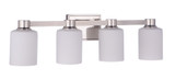 Bretton 4 Light Vanity Light by Craftmade - 12928