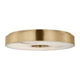 Wyllis 60W 1 LED Flush Mount 18 Inch Wide by Visual Comfort Modern - KWFM702