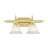 French Regency 2 Light Vanity Light by Livex - 1282