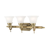 French Regency 3 Light Vanity Light by Livex - 1283
