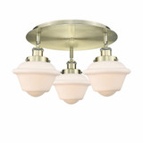 Oxford 3 Light 18.25 Inch Wide Flush Mount by Innovations - 916-3C-G53