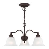 Essex 3 Light Small Chandelier by Livex - 1343