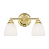 Somerville 2 Light Vanity Light 15 Inch Wide by Livex - 13662