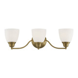 Somerville 3 Light Traditional Vanity Light 23 Inch Wide by Livex - 13673