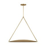 Cymbal 27W 1 LED Light Large Pendant by Visual Comfort Modern - PBPD35127/NB