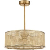 Astoria 24W 4 LED Fan D'Lier Style 25 Inches Wide by Savoy House - 25-FD-1650