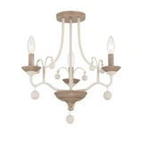 Colonial Charm 3 Light Inch Wide Semi Flush Mount by Minka Lavery - 2662