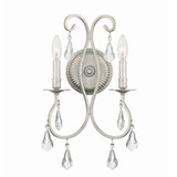 Ashton 2 Light Candle Style Wall Sconce by Crystorama - 5012