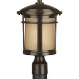 Wish LED Outdoor Light 1 Light Cylinder Shade 9 x 14.81 Inches by Progress  - P6424