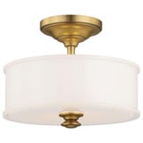 Harbour Point 2 Light 13.5 Inch Wide Semi Flush Mount by Minka Lavery - 4172