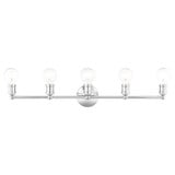Lansdale 5 Light Vanity Light 33.88 Inch Wide by Livex - 16715