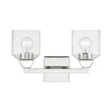 Aragon 2 Light Vanity Light 15 Inch Wide by Livex - 16772