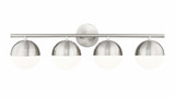 Realm Sphere 4 Light Bath Vanity 9.75 Inch Tall X 32.25 Inch Wide By Z-Lite - 7517-4V
