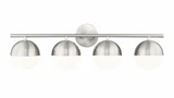 Realm Sphere 4 Light Bath Vanity 9.75 Inch Tall X 32.25 Inch Wide By Z-Lite - 7517-4V