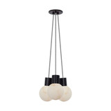 Mina 3 Light Mini Chandelier by Visual Comfort Modern SLCH54230I